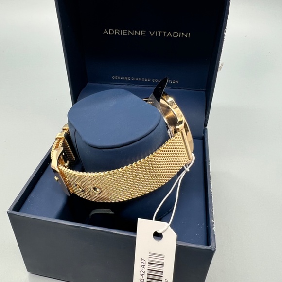 Adrienne  Vittadini Womens Diamond Watch main image 8